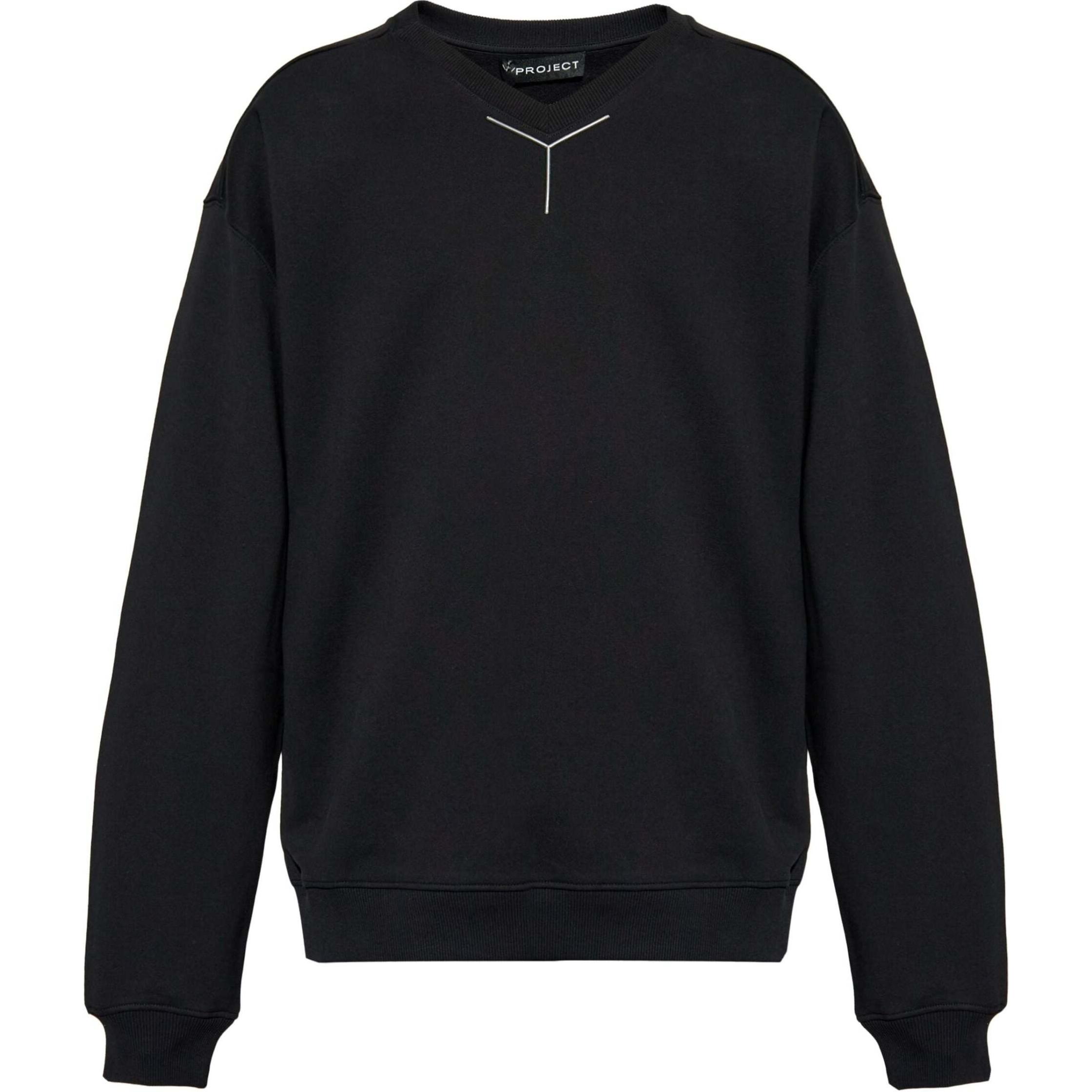 Свитер с круглым вырезом и логотипом Y/Project, черный
Свитер с круглым вырезом и логотипом Y/Project, черный