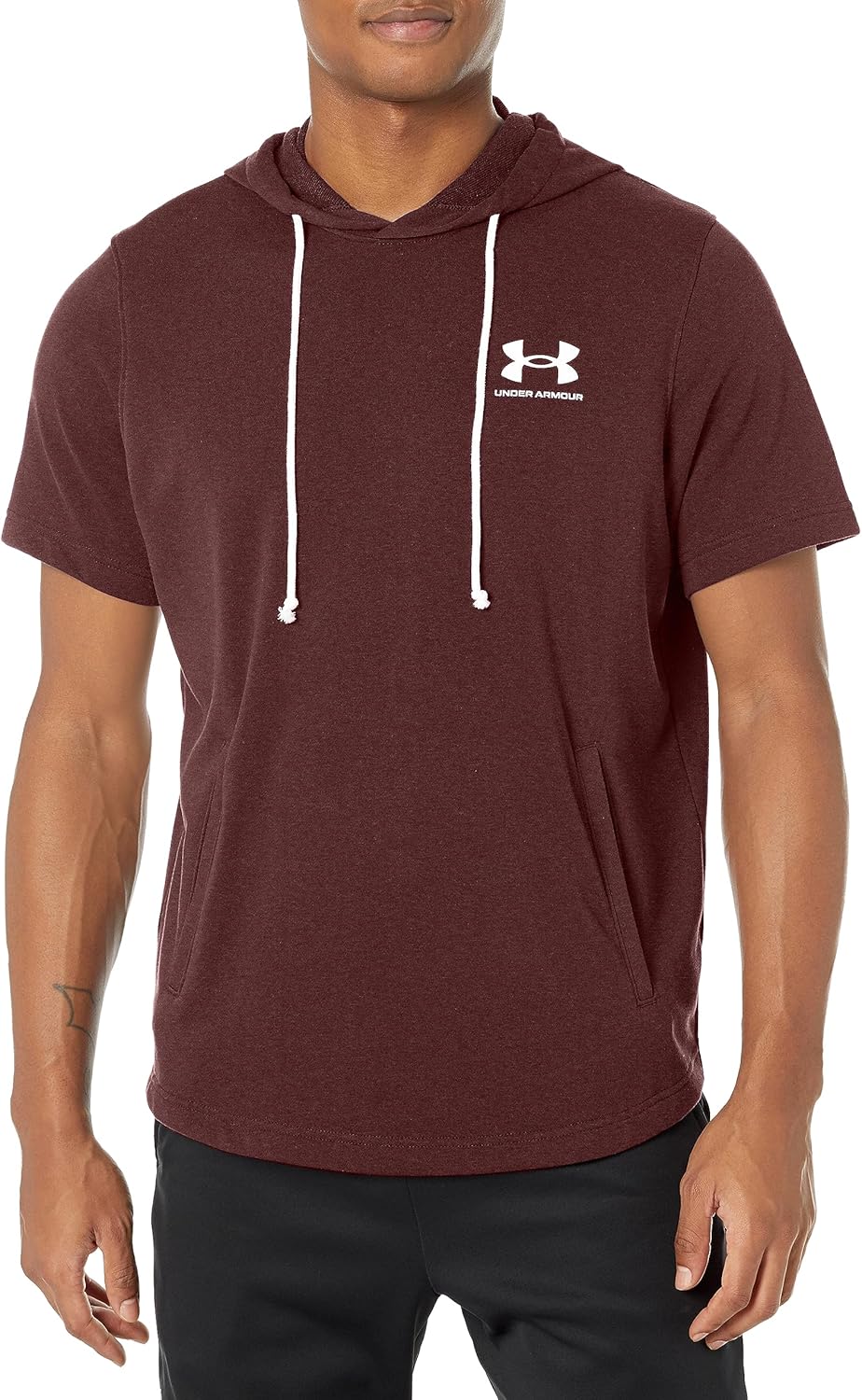 Толстовка с капюшоном Under Armour Rival Terry с коротким рукавом, (601) Dark Maroon/Onyx White
Толстовка с капюшоном Under Armour Rival Terry с коротким рукавом, (601) Dark Maroon/Onyx White