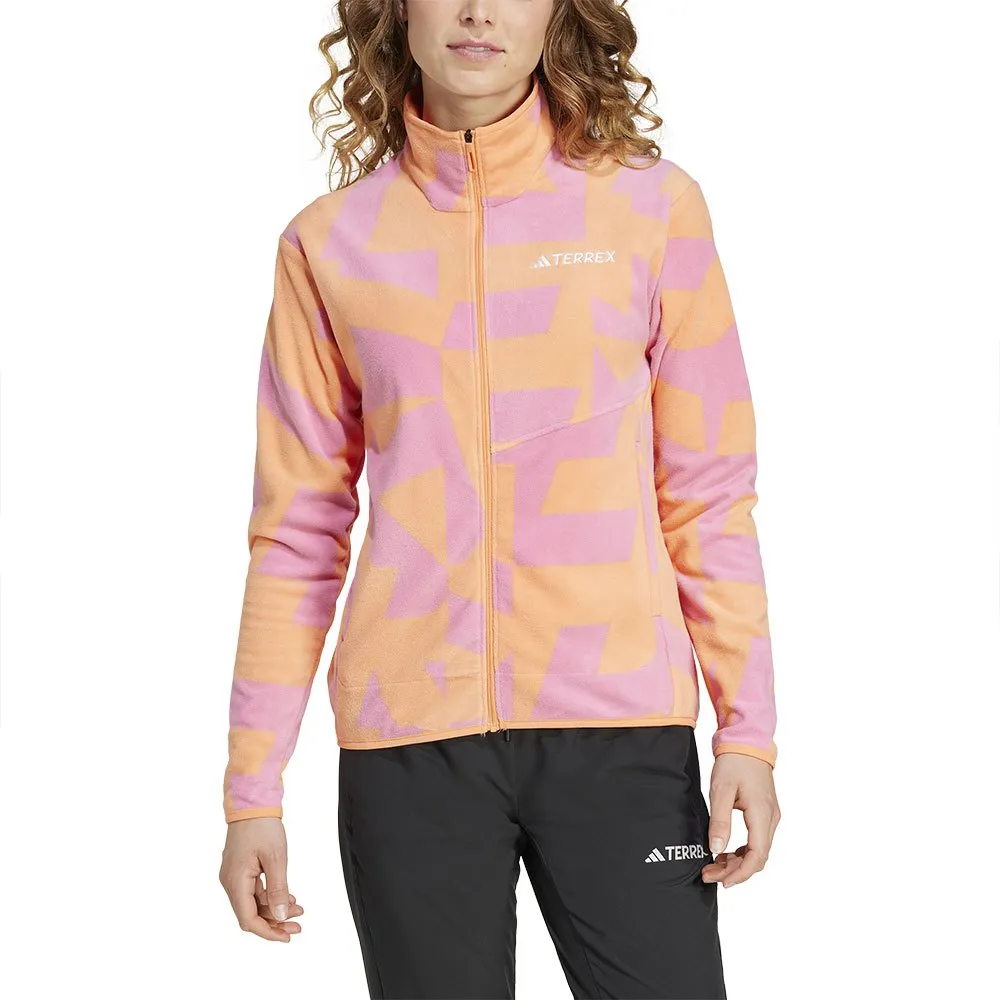 Флис adidas Terrex Multi Printed full zip, белый/розовый
Флис adidas Terrex Multi Printed full zip, белый/розовый