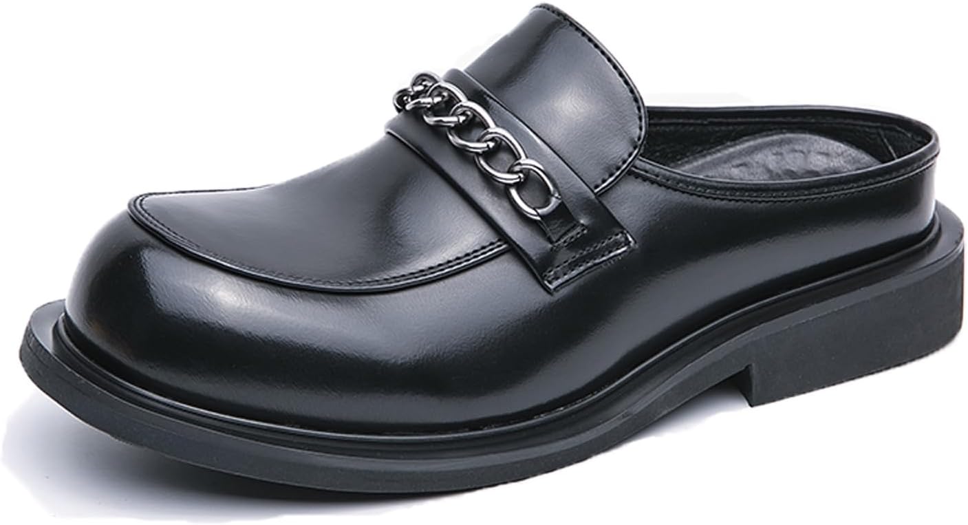 Мужские кожаные сандалии-слипоны с круглым носком, классические летние шлепанцы без задника, ретро, для формальных деловых встреч и вечеринок, полумокасины Fotn, черный
Мужские кожаные сандалии-слипоны с круглым носком, классические летние шлепанцы без задника, ретро, для формальных деловых встреч и вечеринок, полумокасины Fotn, черный