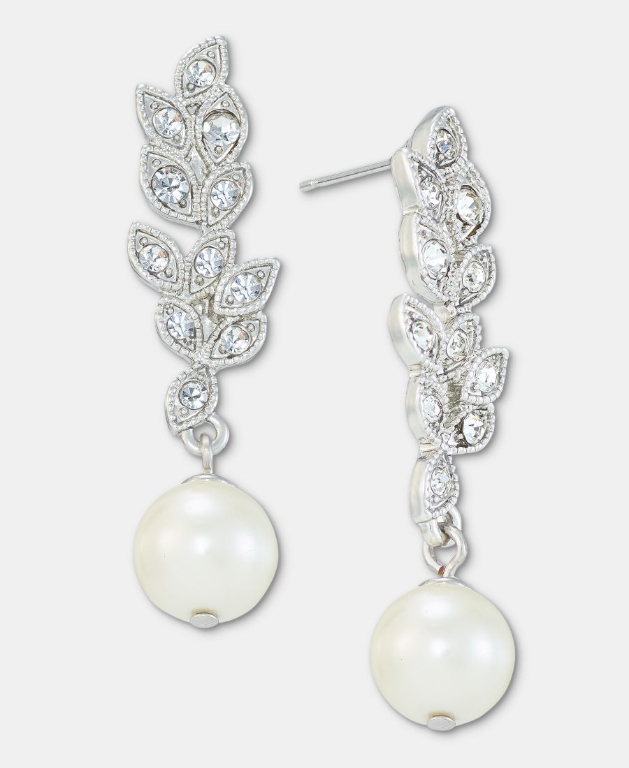 Подвесные серьги-капли с кристаллами и искусственным жемчугом, эксклюзивно от Macy's Charter Club, Silver
Подвесные серьги-капли с кристаллами и искусственным жемчугом, эксклюзивно от Macy's Charter Club, Silver