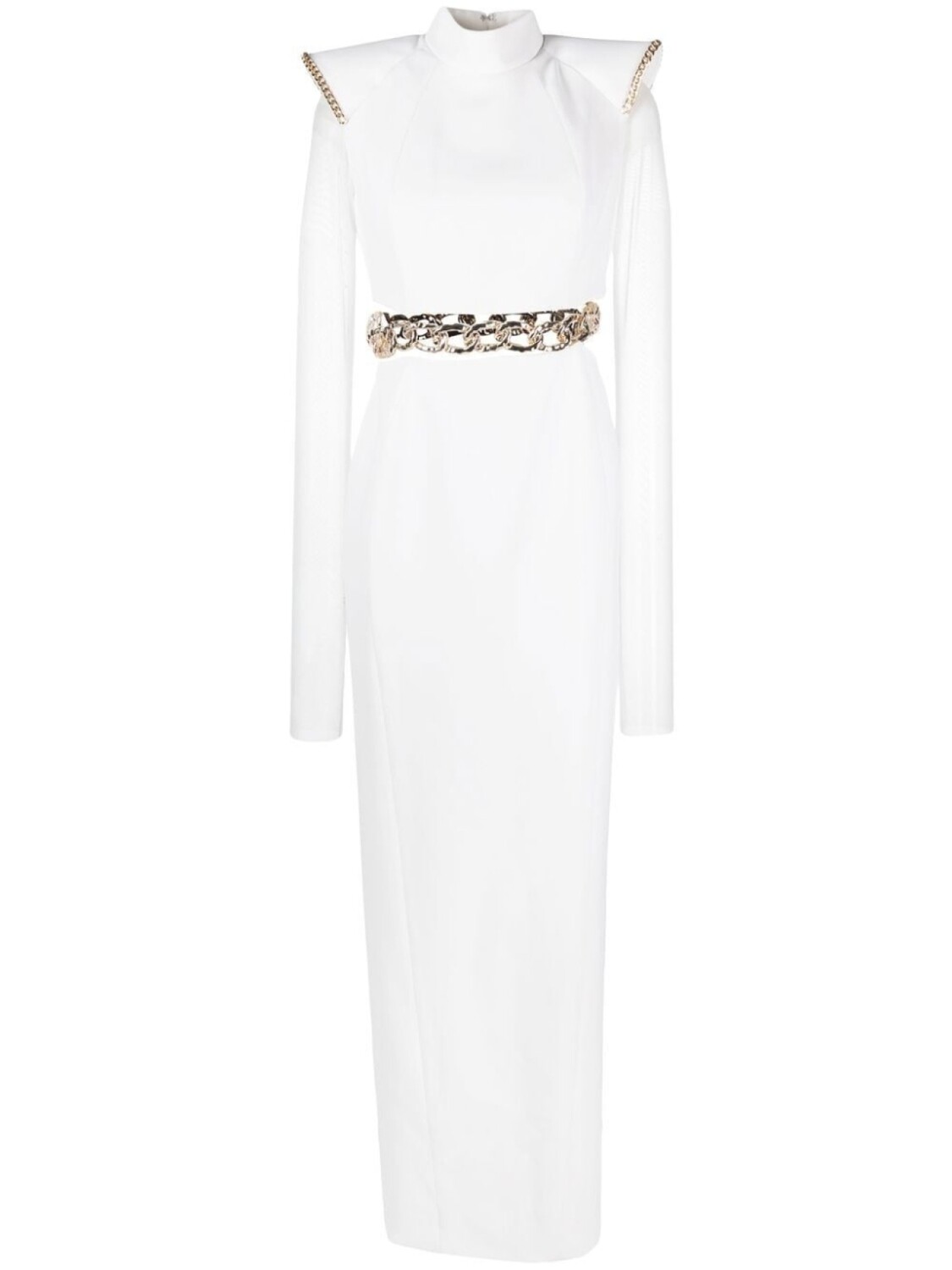 Jean-Louis Sabaji платье макси с цепочкой, белый
Jean-Louis Sabaji платье макси с цепочкой, белый