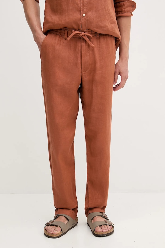 Льняные брюки United Colors Of Benetton, оранжевый
Льняные брюки United Colors Of Benetton, оранжевый