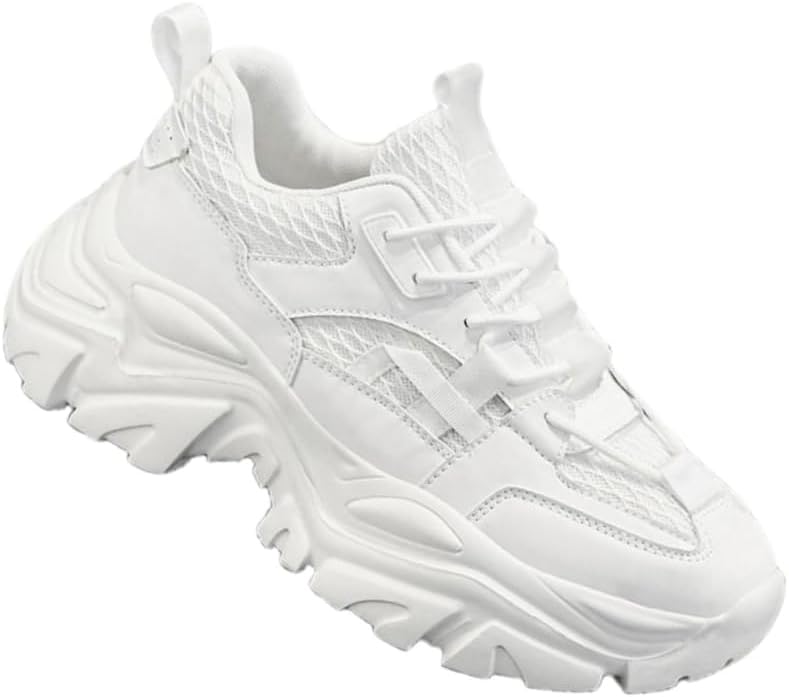 Мужские модные спортивные кроссовки с толстой подошвой. Верх из дышащей сетки. Противоскользящая резиновая подошва. Стильные и универсальные. Подходят для различных случаев Clolinde, белый
Мужские модные спортивные кроссовки с толстой подошвой. Верх из дышащей сетки. Противоскользящая резиновая подошва. Стильные и универсальные. Подходят для различных случаев Clolinde, белый