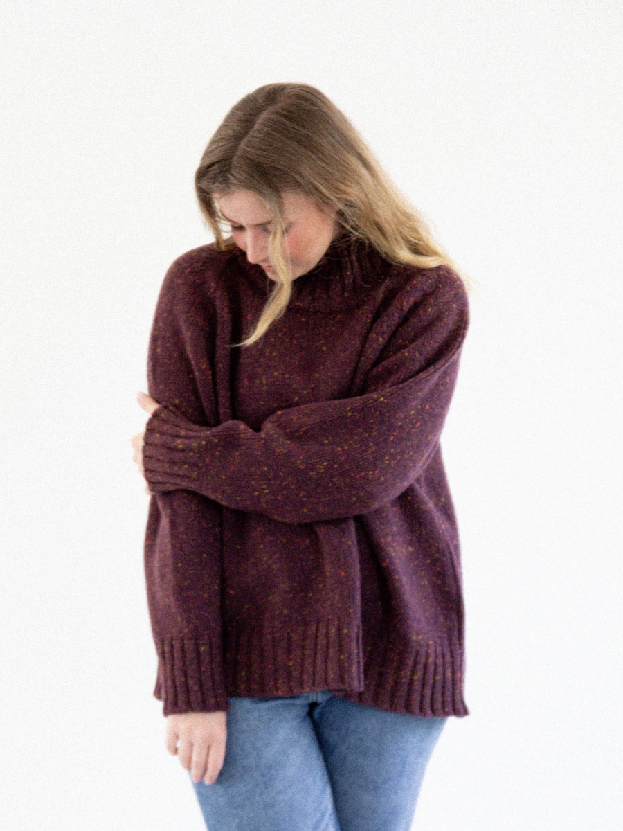 Большой свитер KOPYTO TAJRA, бордовый
Большой свитер KOPYTO TAJRA, бордовый