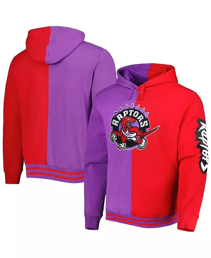 Мужская фиолетово-красная толстовка с капюшоном Toronto Raptors Hardwood Classics Split Pullover Hoodie Mitchell & Ness
Мужская фиолетово-красная толстовка с капюшоном Toronto Raptors Hardwood Classics Split Pullover Hoodie Mitchell & Ness