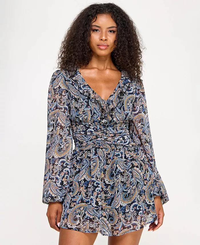 Длинное платье с принтом и расклешенной юбкой для подростков City Studios, синий
Длинное платье с принтом и расклешенной юбкой для подростков City Studios, синий