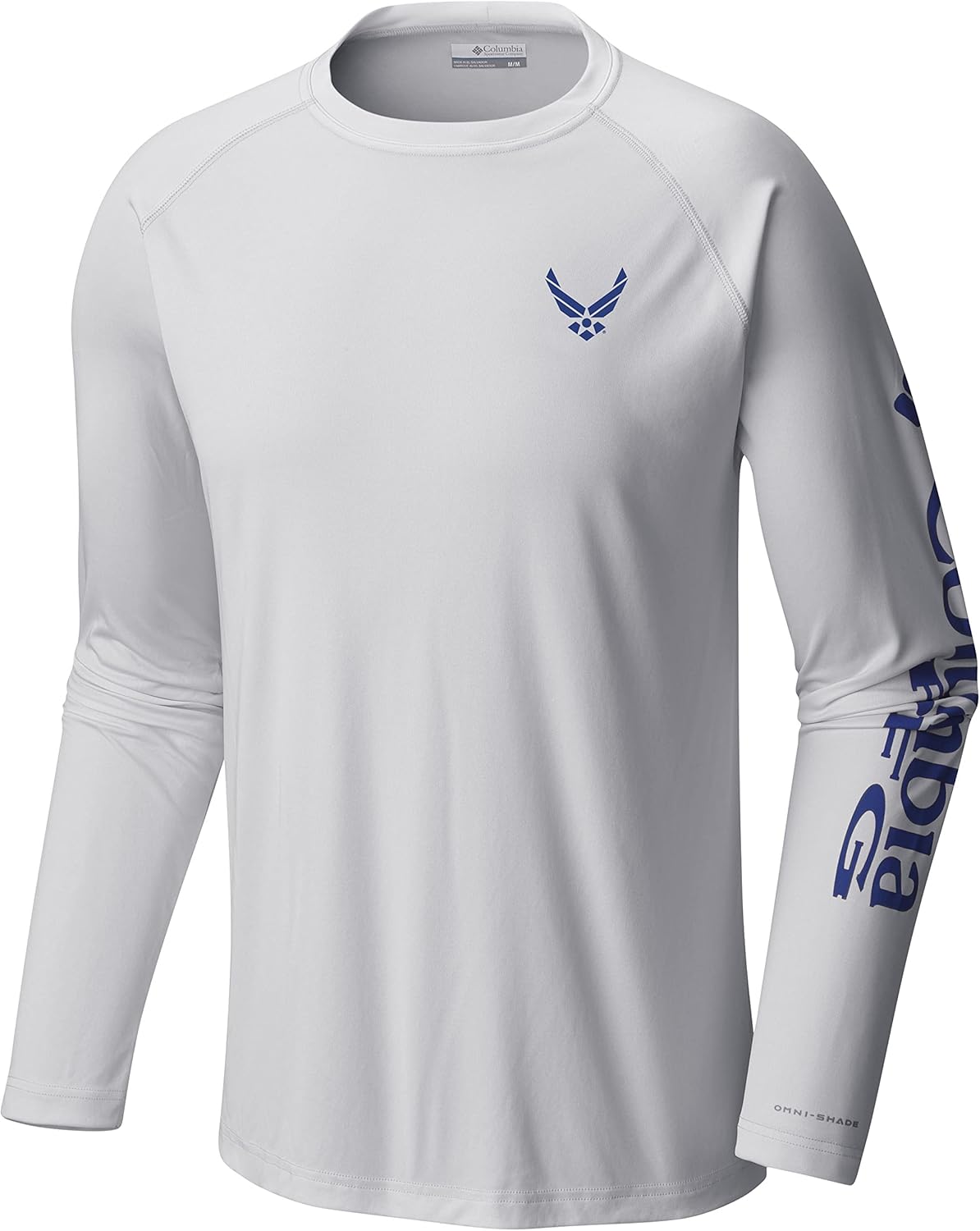 Мужская футболка с длинным рукавом Columbia PFG с логотипом ВВС США Terminal Tackle, White With Azul, Белый, Мужская футболка с длинным рукавом Columbia PFG с логотипом ВВС США Terminal Tackle, White With Azul
Мужская футболка с длинным рукавом Columbia PFG с логотипом ВВС США Terminal Tackle, White With Azul, Белый, Мужская футболка с длинным рукавом Columbia PFG с логотипом ВВС США Terminal Tackle, White With Azul