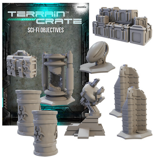 Фигурки Terrain Crate: Sci-Fi Objectives
Фигурки Terrain Crate: Sci-Fi Objectives