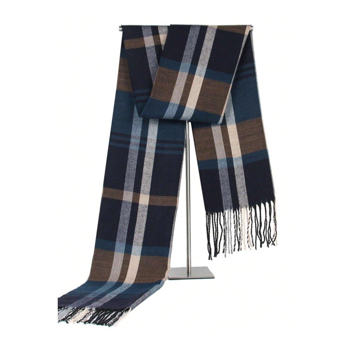 Мягкий клетчатый шарф с полосатым узором крест-накрест Charles William, мультиколор
Мягкий клетчатый шарф с полосатым узором крест-накрест Charles William, мультиколор