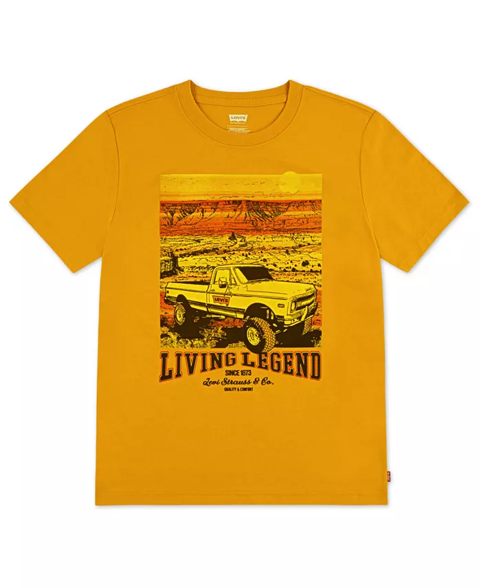 Футболка с коротким рукавом Big Boys Big Rig Levi'S, желтый
Футболка с коротким рукавом Big Boys Big Rig Levi'S, желтый