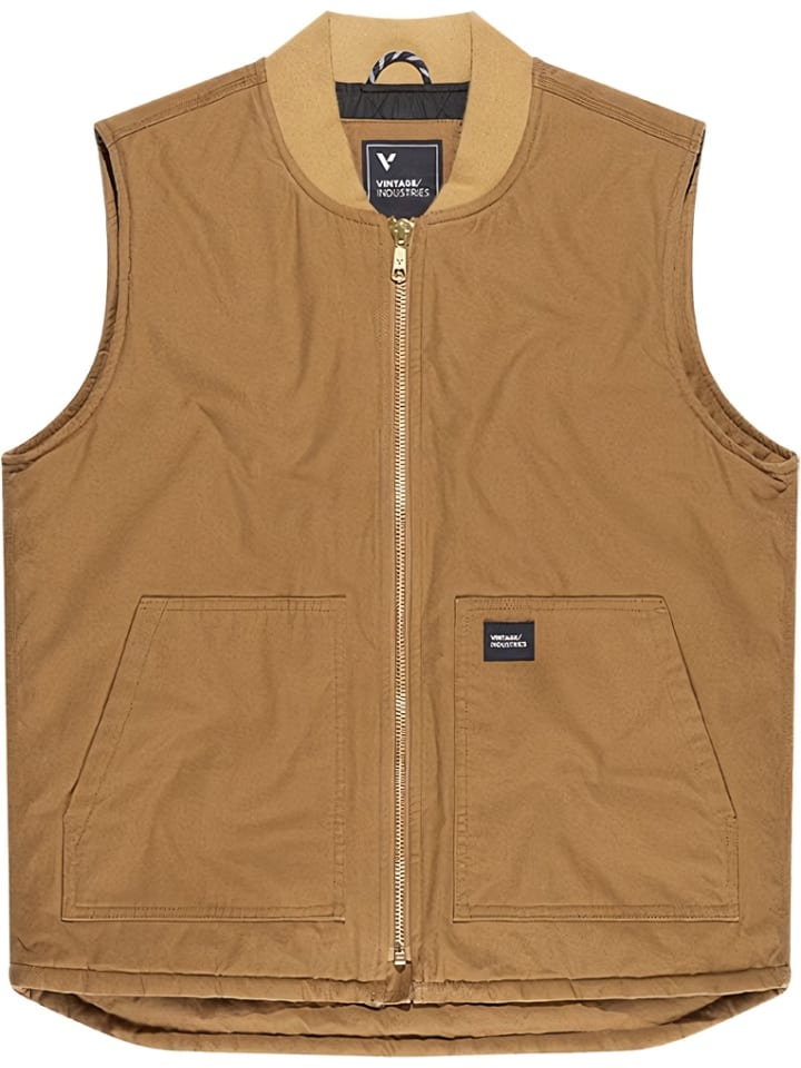 Vintage Industries Жилет «Hallet Bodywarmer Dark Tan» коричневого цвета
Vintage Industries Жилет «Hallet Bodywarmer Dark Tan» коричневого цвета