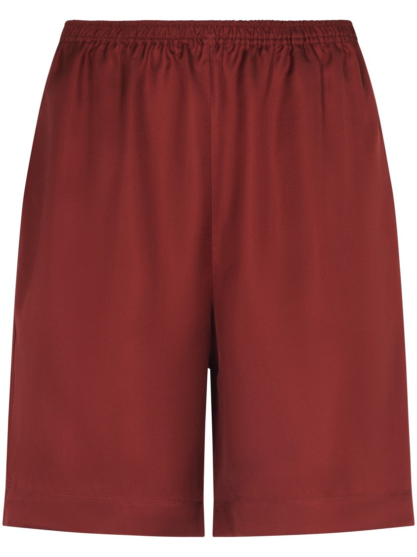 Шелковые шорты свободного кроя Loulou Studio, красный
Шелковые шорты свободного кроя Loulou Studio, красный