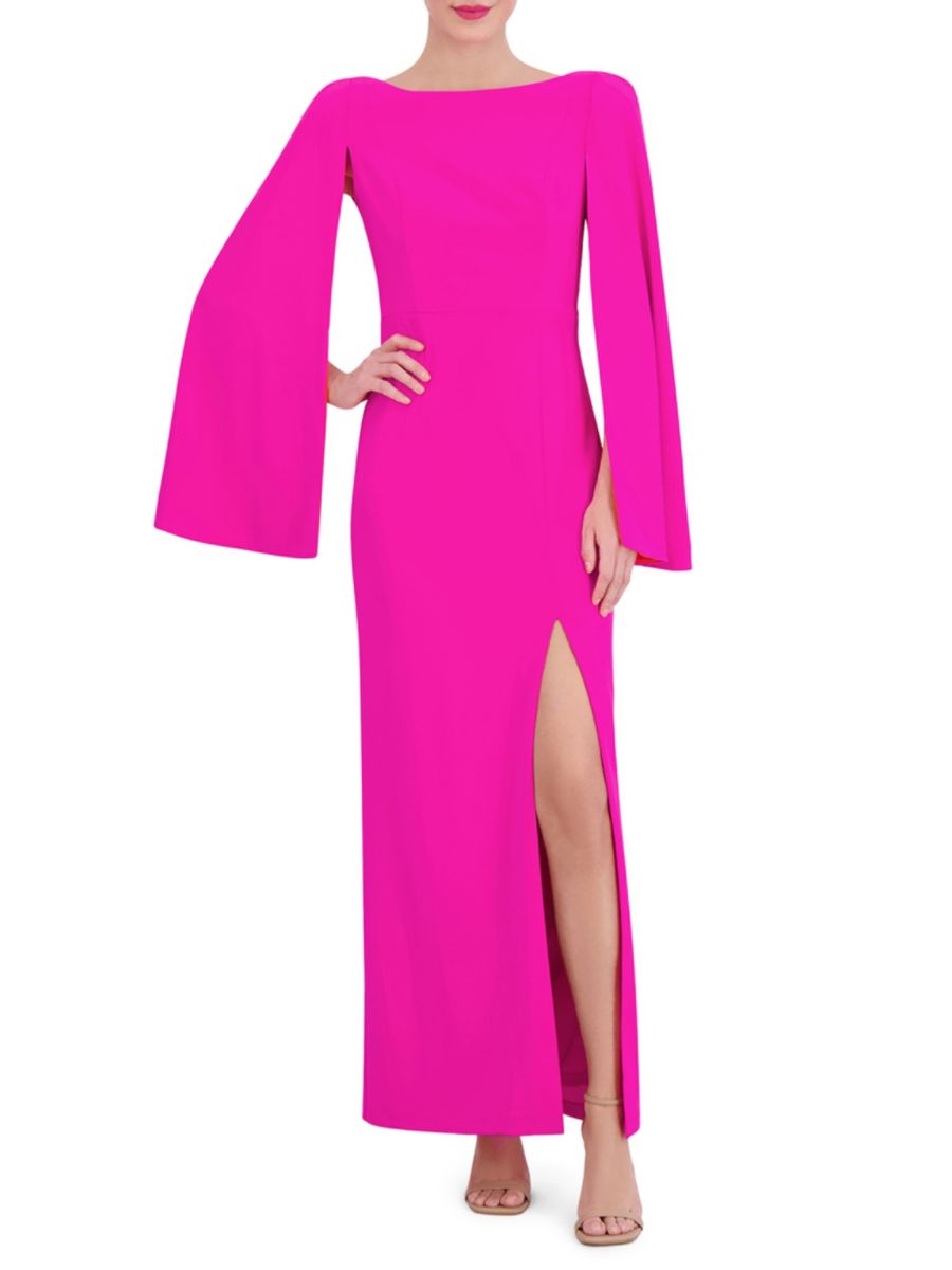 Платье из крепа Скуба с разрезом Vince Camuto, фуксия
Платье из крепа Скуба с разрезом Vince Camuto, фуксия