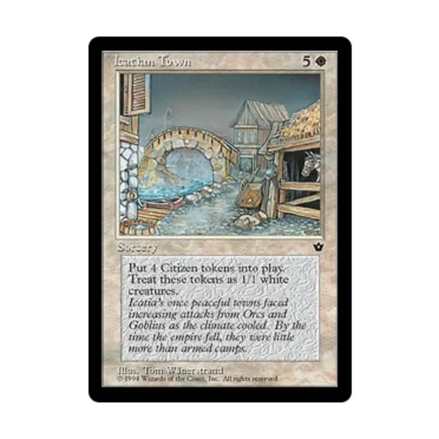 CCG Икатийский город (U1), MTG - Fallen Empires
CCG Икатийский город (U1), MTG - Fallen Empires