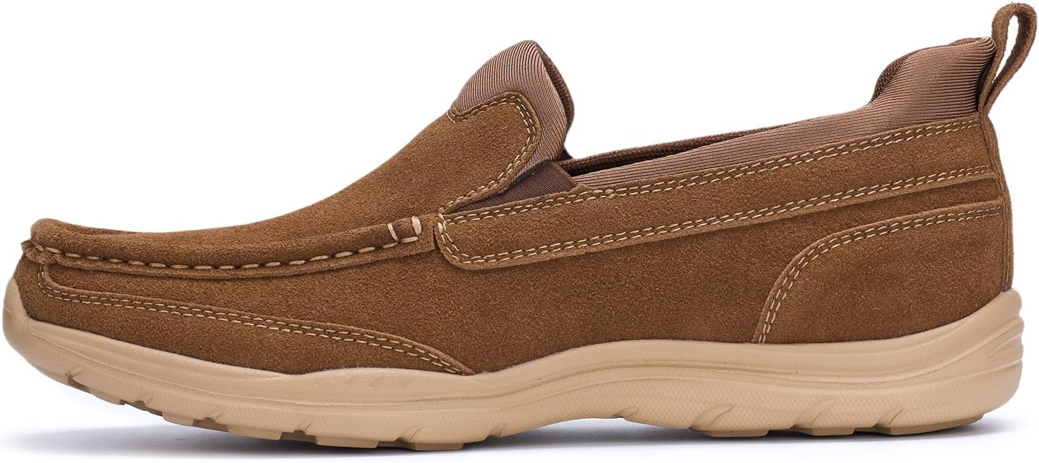 Мужские повседневные кожаные лоферы без шнурков Alitikavic, коричневый
Мужские повседневные кожаные лоферы без шнурков Alitikavic, коричневый