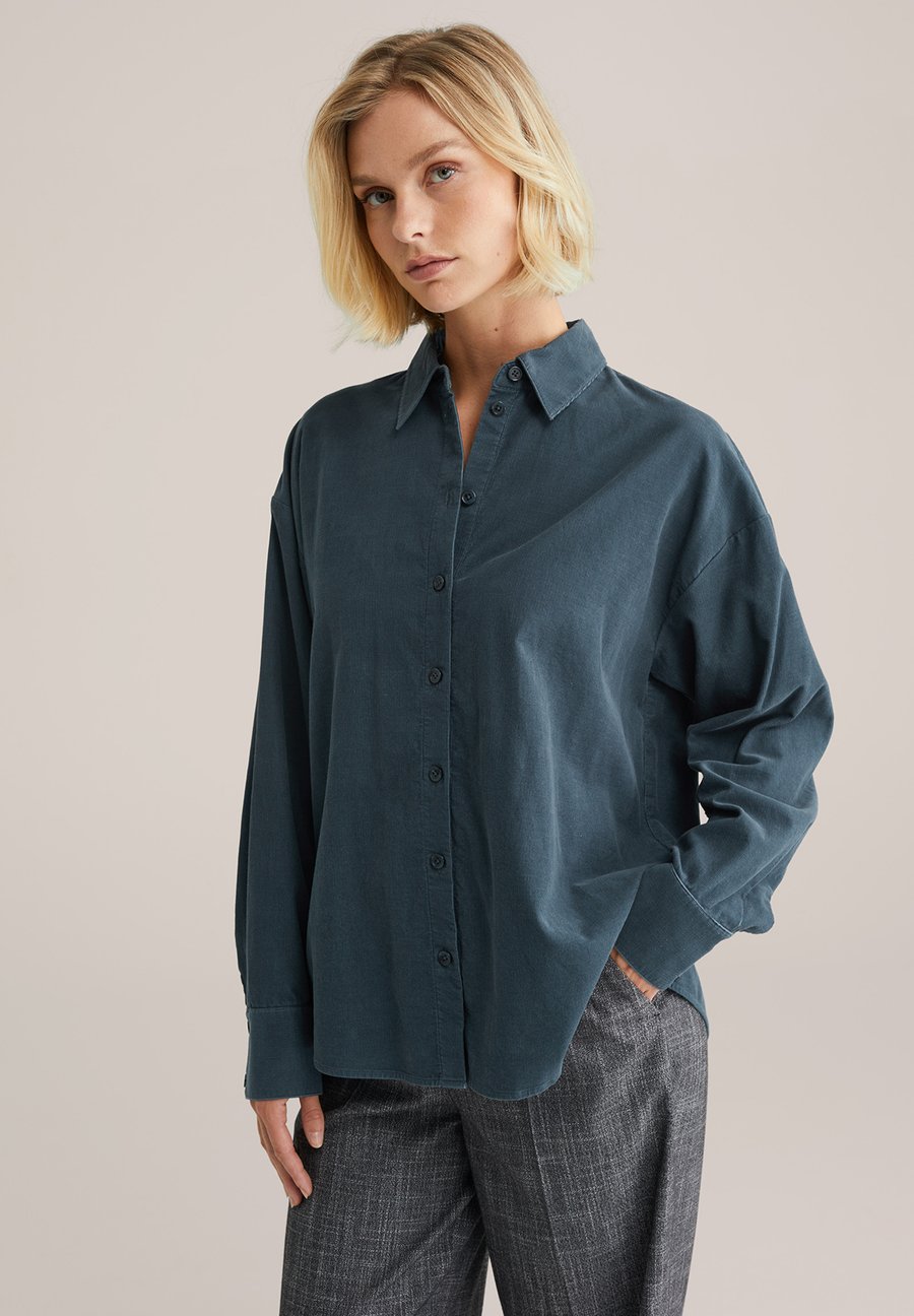 Блуза WE Fashion Button-down blouse, Greyish Blue/Blue-Grey
Блуза WE Fashion Button-down blouse, Greyish Blue/Blue-Grey