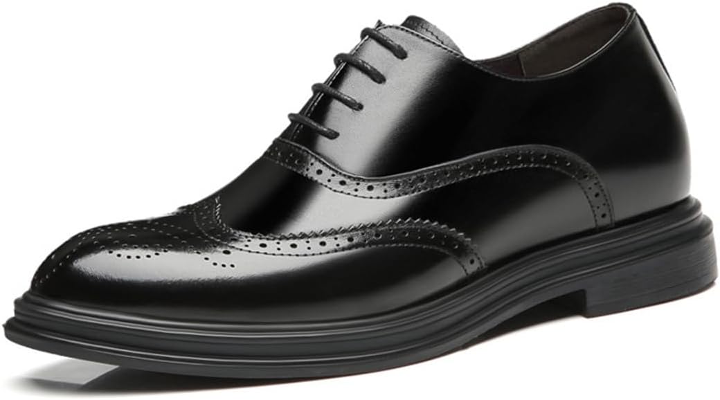 Мужские кожаные броги UKUBOXBAG с увеличением роста, нескользящие деловые оксфорды с шнуровкой, обувь-лифтер для мужчин, 8cm/3.1inchs
Мужские кожаные броги UKUBOXBAG с увеличением роста, нескользящие деловые оксфорды с шнуровкой, обувь-лифтер для мужчин, 8cm/3.1inchs