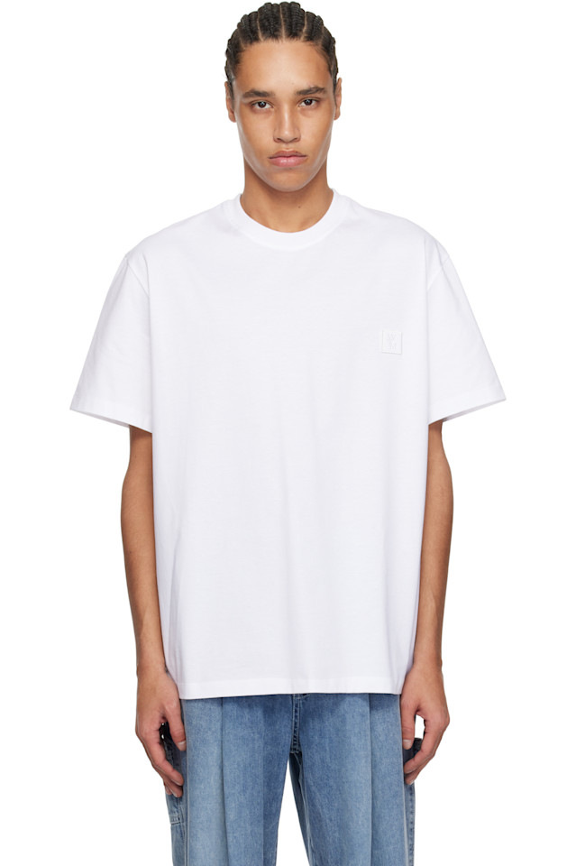 Футболка с 3D логотипом коралла на спине Wooyoungmi, белый
Футболка с 3D логотипом коралла на спине Wooyoungmi, белый