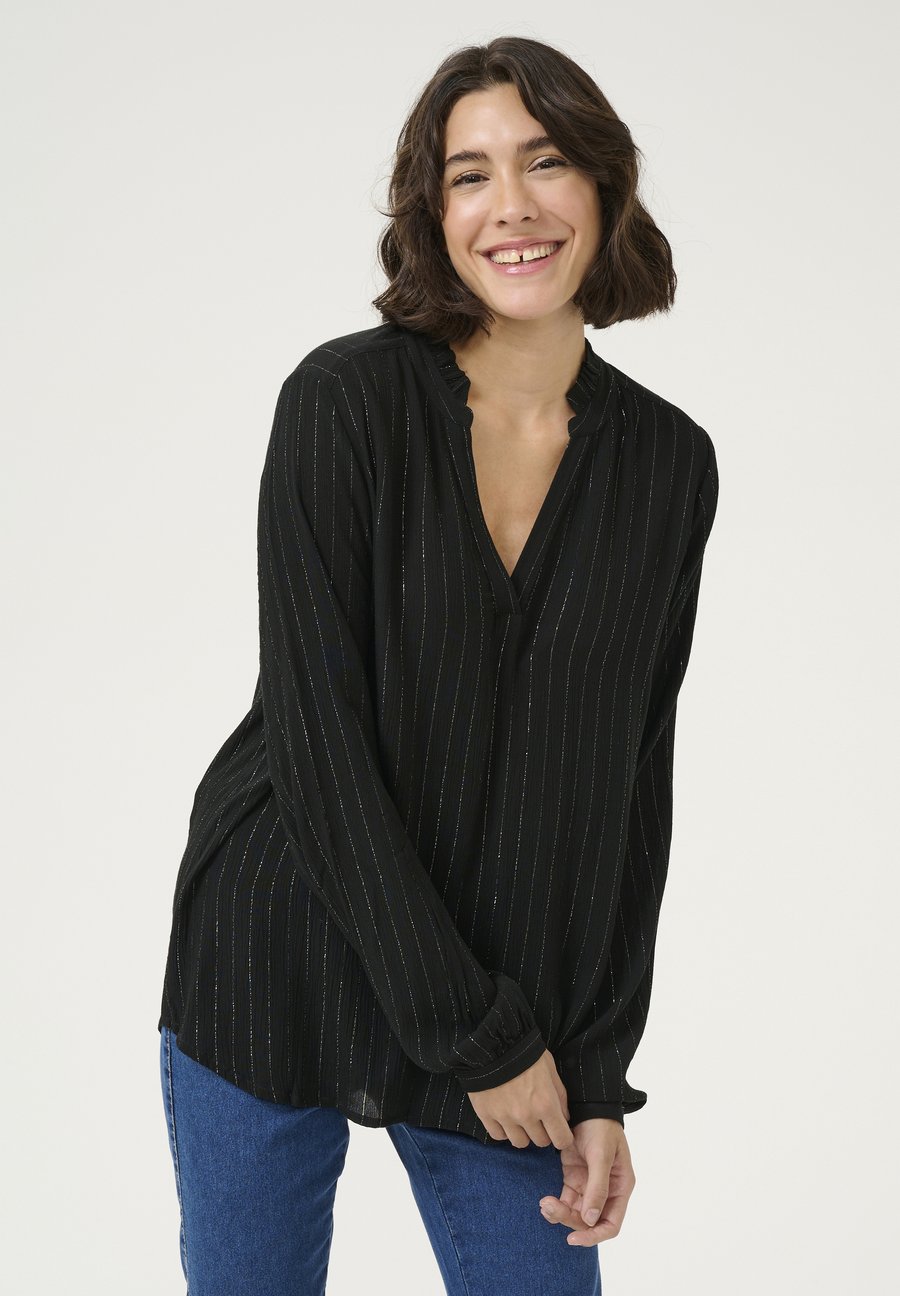 Блуза Kaffe KALIV FLOUNCE, Black Deep/Black
Блуза Kaffe KALIV FLOUNCE, Black Deep/Black