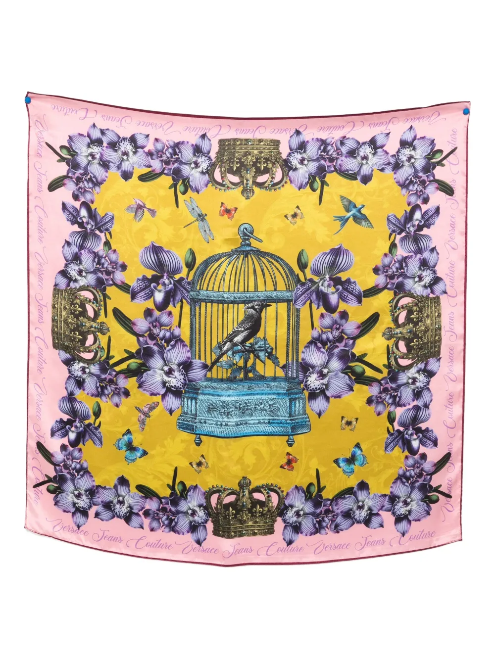 Шарф с принтом Versace Jeans Couture, розовый
Шарф с принтом Versace Jeans Couture, розовый