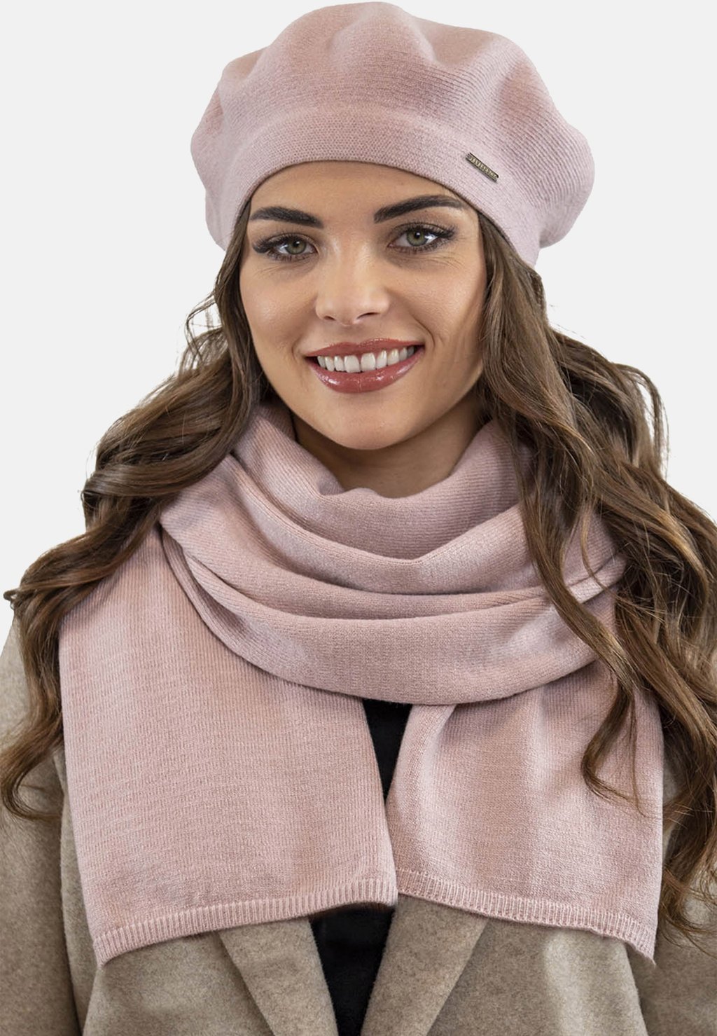 Головной убор 7005 BERET AND SCARF SET Vivisence, розовый
Головной убор 7005 BERET AND SCARF SET Vivisence, розовый