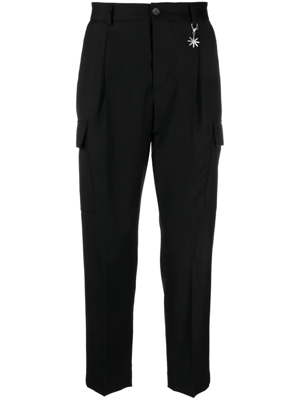 Зауженные брюки карго с подвеской-логотипом Manuel Ritz, черный
Зауженные брюки карго с подвеской-логотипом Manuel Ritz, черный