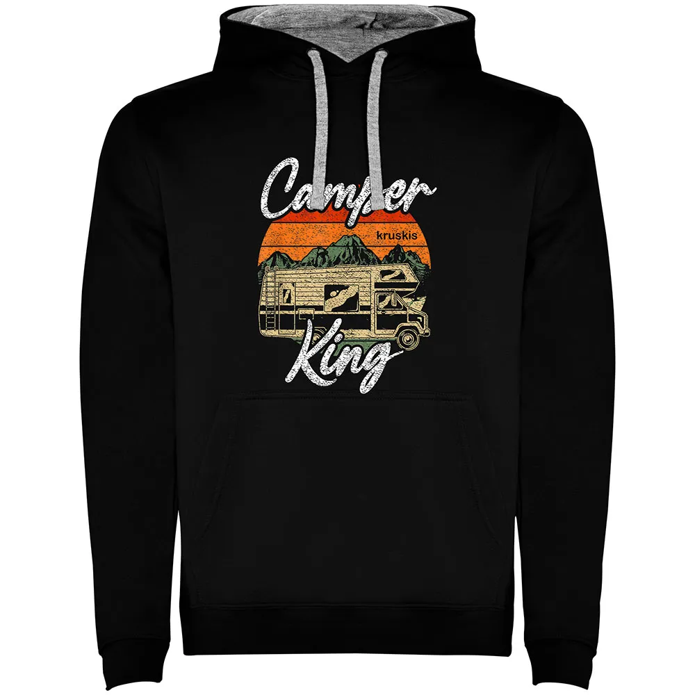 Худи Kruskis Camper King, черный 
Худи Kruskis Camper King, черный