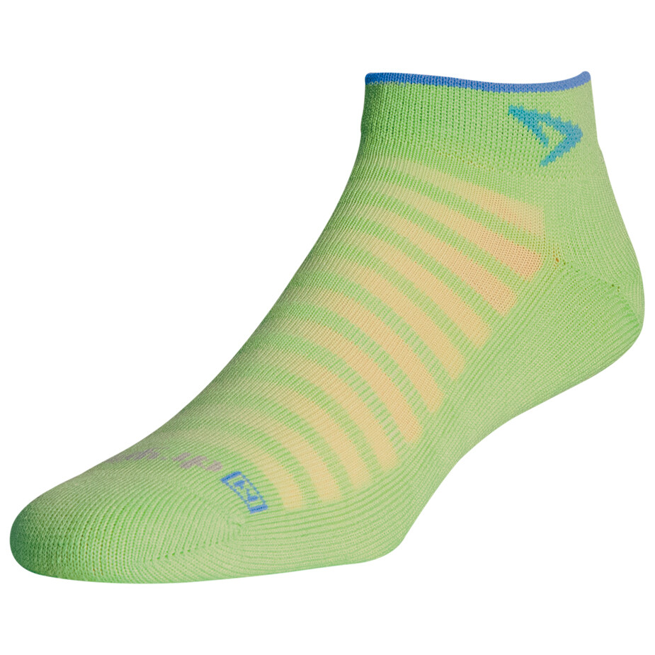 Носки для бега Drymax Running Lite-Mesh Mini Crew, цвет Lime/Sky Blue 
Носки для бега Drymax Running Lite-Mesh Mini Crew, цвет Lime/Sky Blue