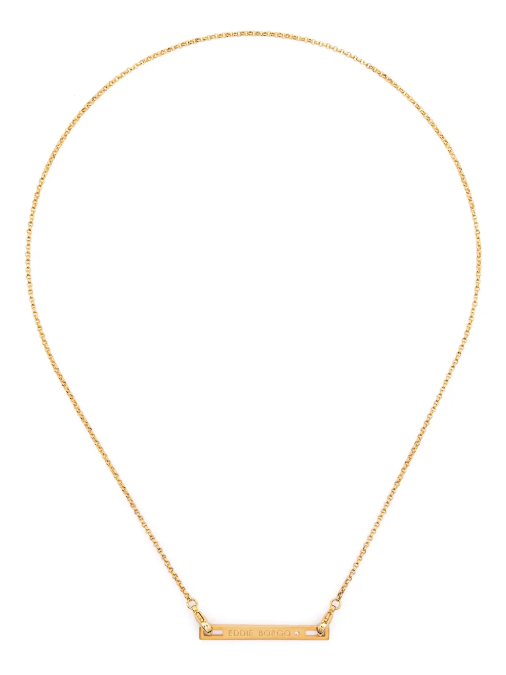 Ожерелье из защитной цепи Eddie Borgo, золотой