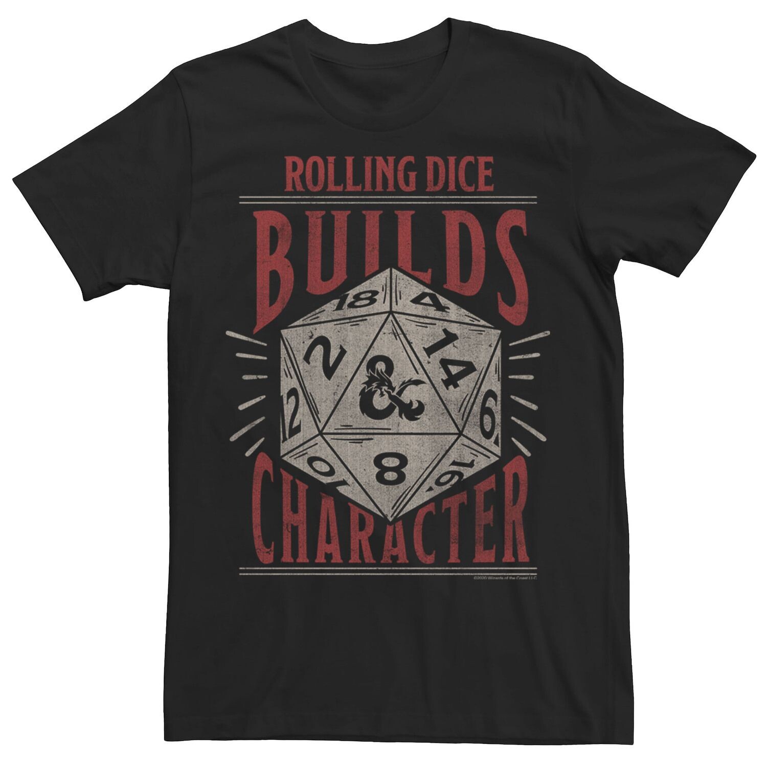 Мужская футболка Dungeons And Dragons Rolling Dice Builds с персонажем Licensed Character
Мужская футболка Dungeons And Dragons Rolling Dice Builds с персонажем Licensed Character