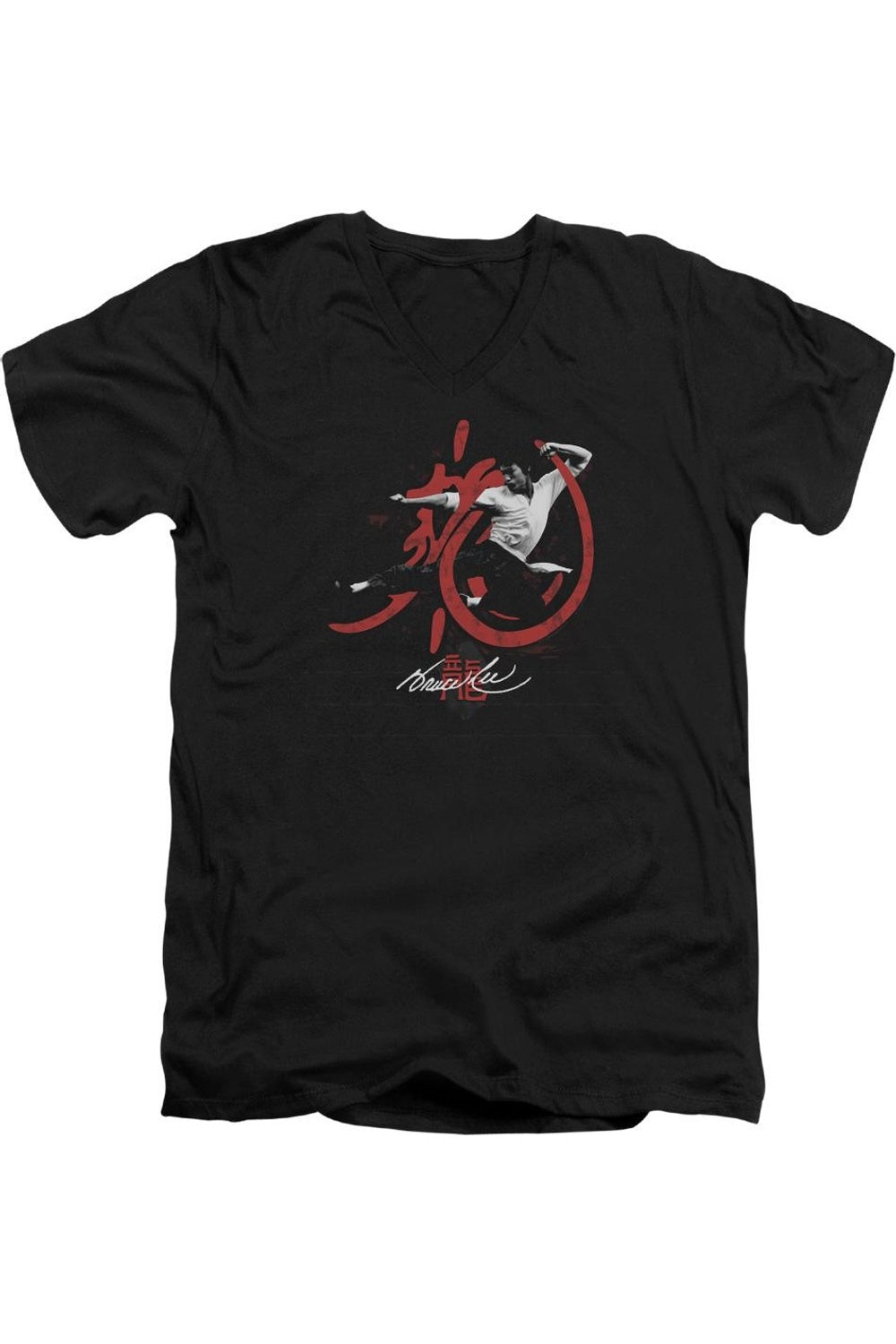 Футболка с коротким рукавом и V-образным вырезом для взрослых Bruce Lee High Flying Gildan, черный
Футболка с коротким рукавом и V-образным вырезом для взрослых Bruce Lee High Flying Gildan, черный