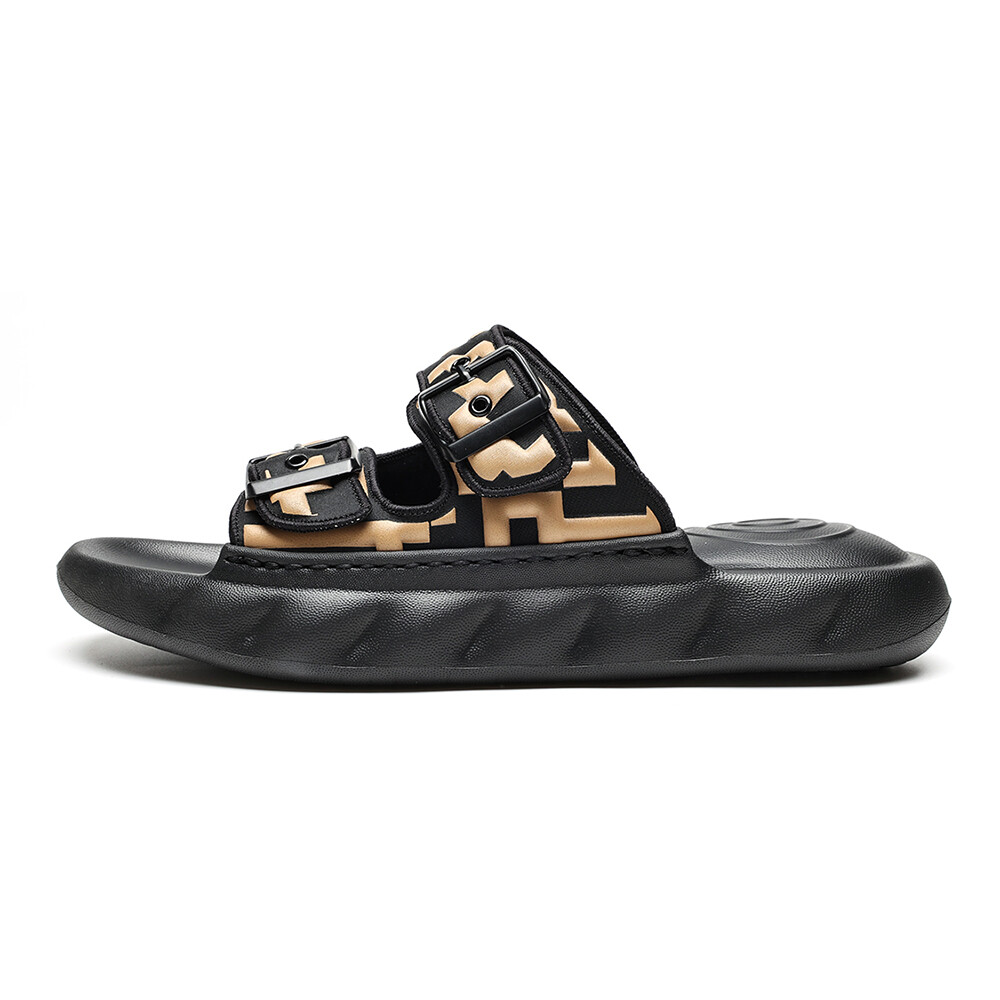 Шлепанцы мужские золотые C°Banner
Шлепанцы мужские золотые C°Banner