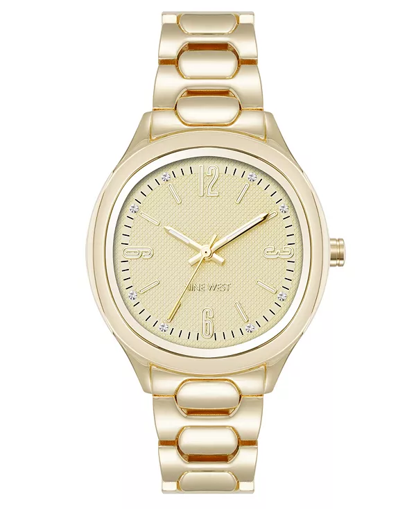 Женские кварцевые часы из уникального металлического сплава золотистого оттенка, 33 мм Anne Klein, gold-tone
Женские кварцевые часы из уникального металлического сплава золотистого оттенка, 33 мм Anne Klein, gold-tone