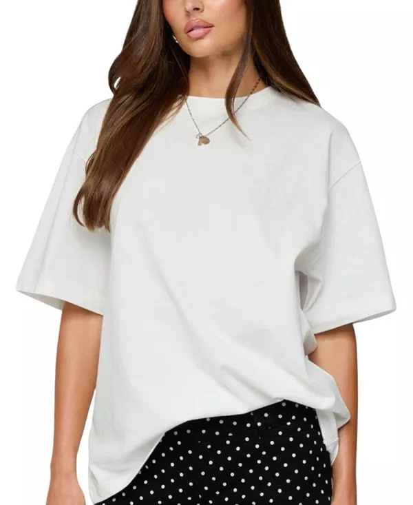 Футболка оверсайз Девана Edikted, белый
Футболка оверсайз Девана Edikted, белый