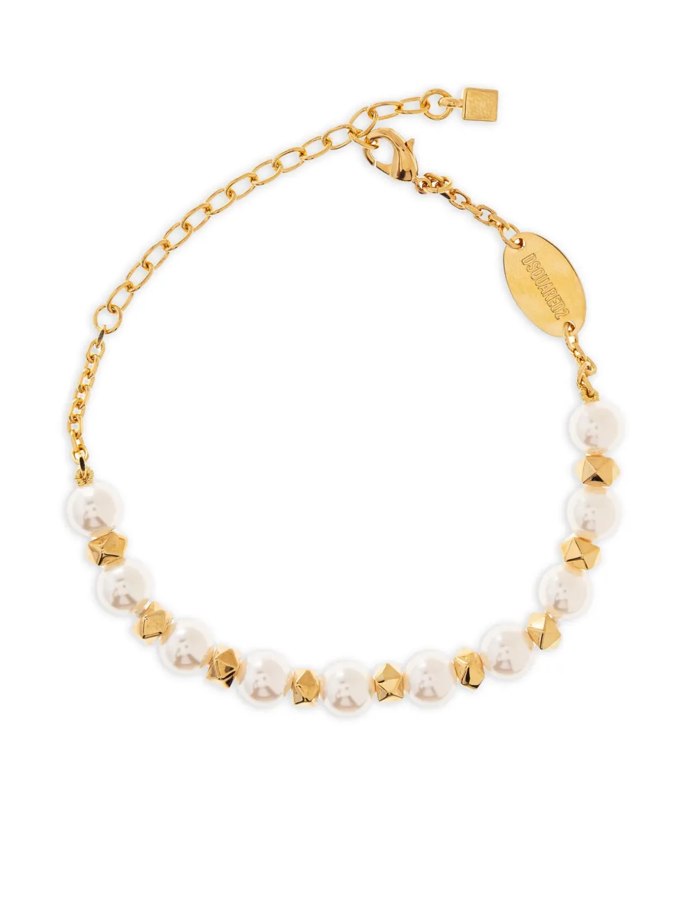 Браслет с декоративным жемчугом DSQUARED2, золотой
Браслет с декоративным жемчугом DSQUARED2, золотой