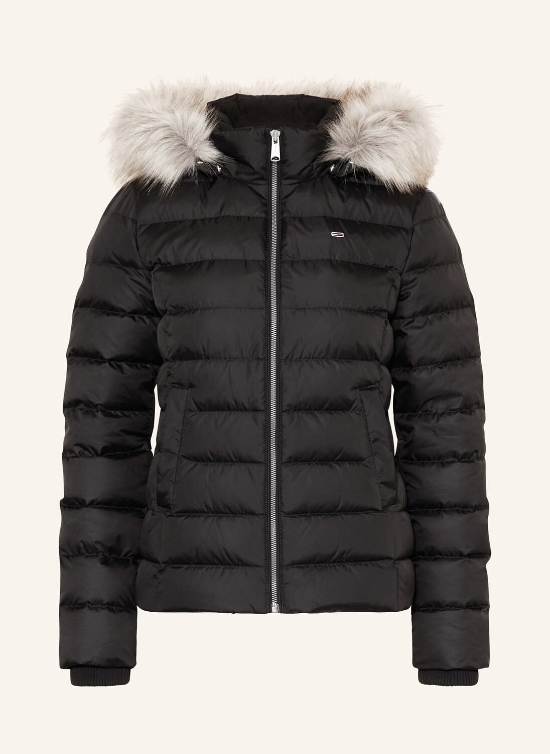 Пуховик со съемным искусственным мехом TOMMY JEANS, черный
Пуховик со съемным искусственным мехом TOMMY JEANS, черный