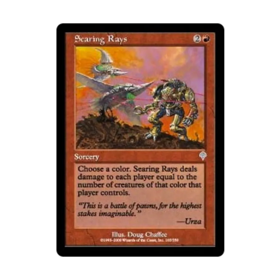 CCG Жгучие лучи (U), MTG - Invasion
CCG Жгучие лучи (U), MTG - Invasion