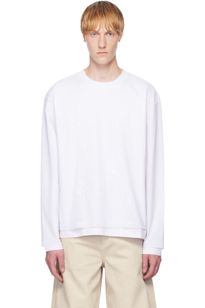 Белая футболка Deceptae с длинным рукавом HELIOT EMIL
Белая футболка Deceptae с длинным рукавом HELIOT EMIL