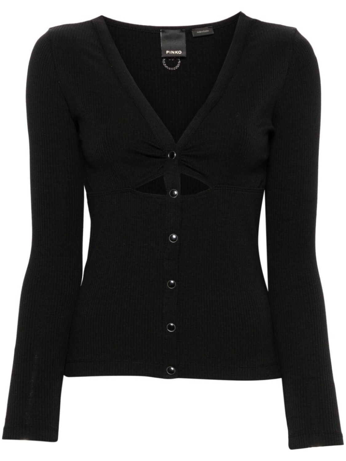 PINKO футболка Millionaire на кнопках с длинными рукавами, черный
PINKO футболка Millionaire на кнопках с длинными рукавами, черный