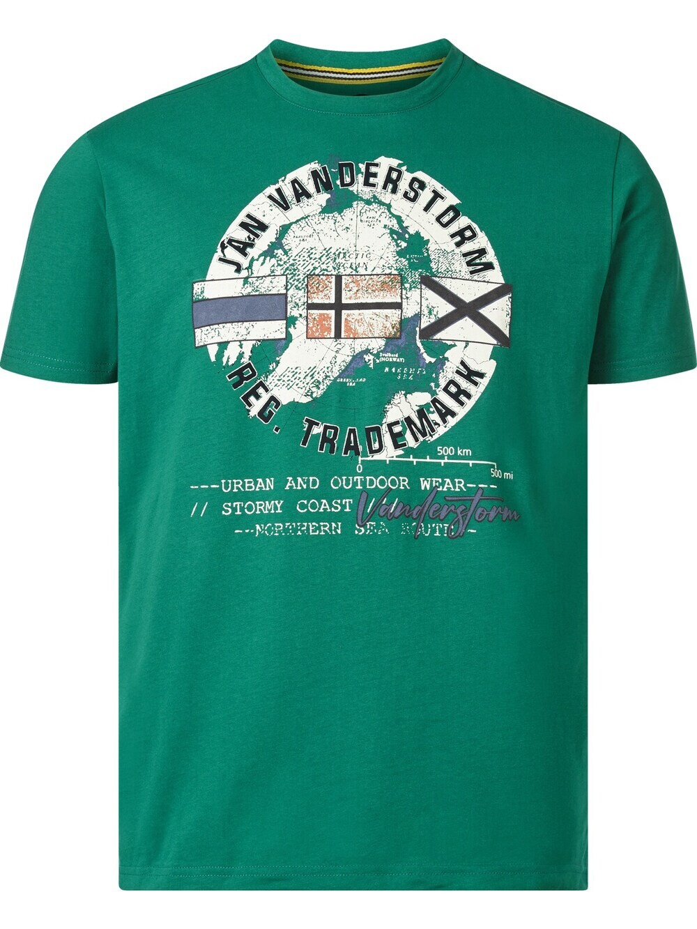 Футболка Jan Vanderstorm Tonni, зеленый 
Футболка Jan Vanderstorm Tonni, зеленый
