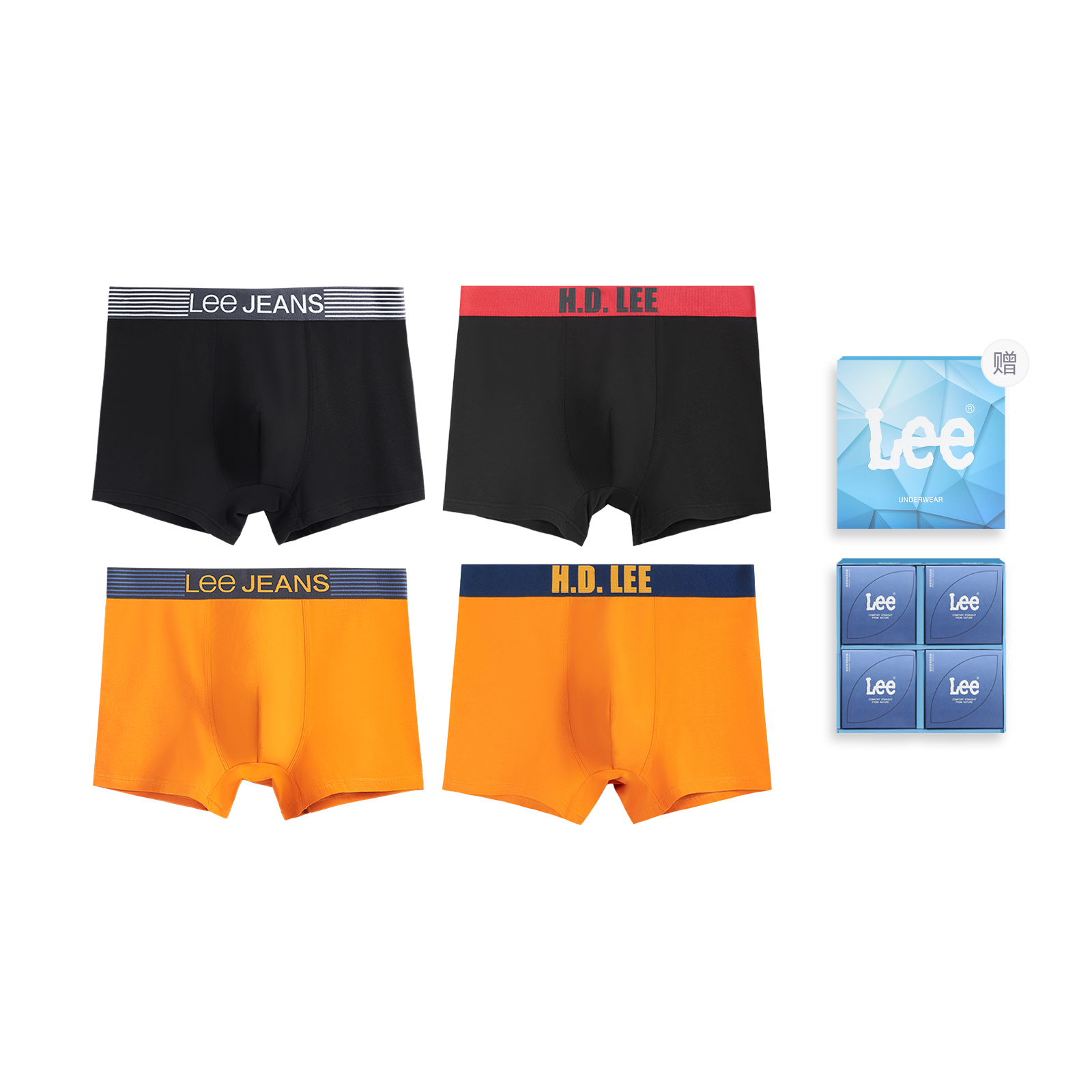 Lee Подарочный набор мужского белья Xline, 4 штуки
Lee Подарочный набор мужского белья Xline, 4 штуки