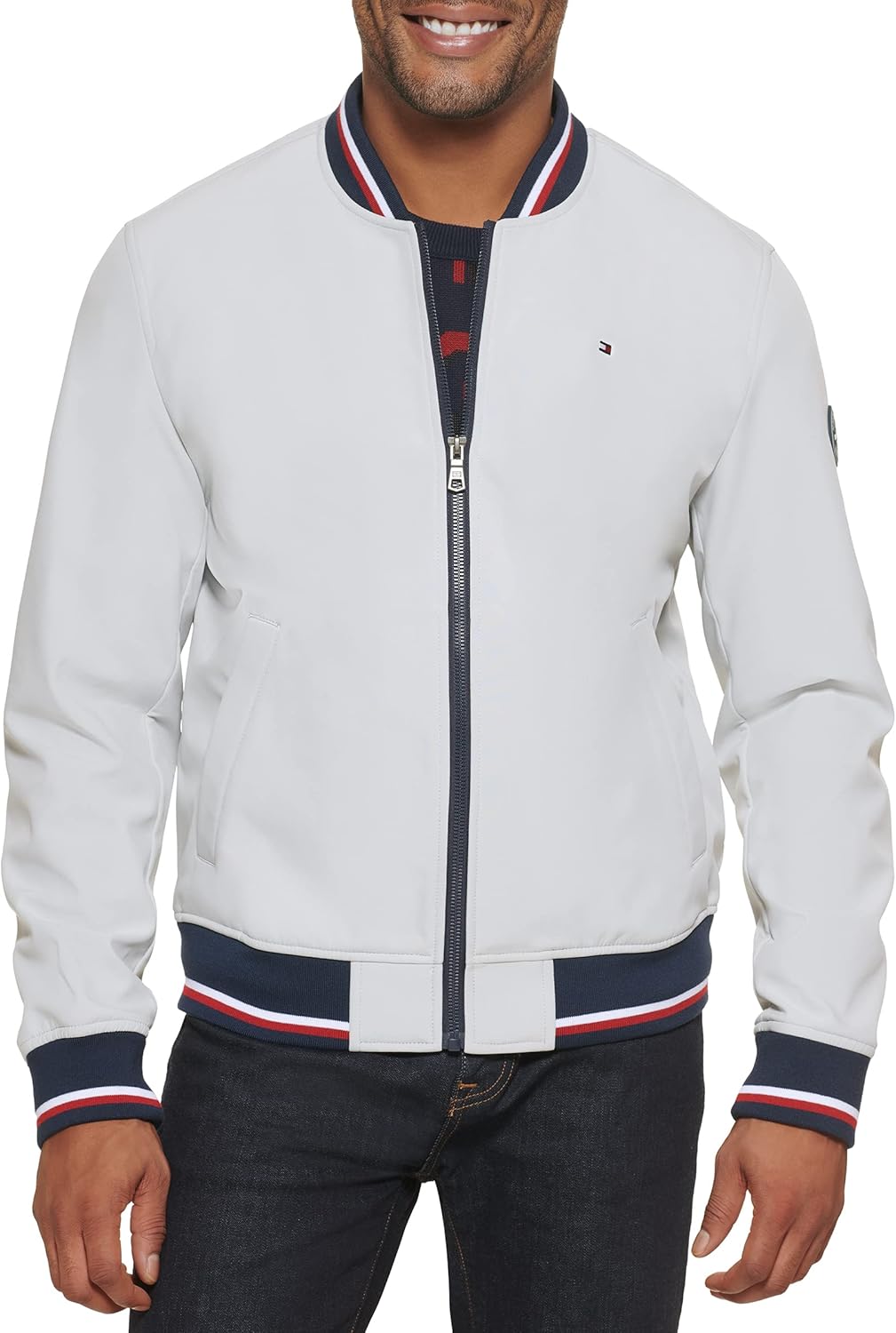 Легкая мужская куртка-бомбер Tommy Hilfiger Varsity Rib Knit, Ice Soft Shell
Легкая мужская куртка-бомбер Tommy Hilfiger Varsity Rib Knit, Ice Soft Shell