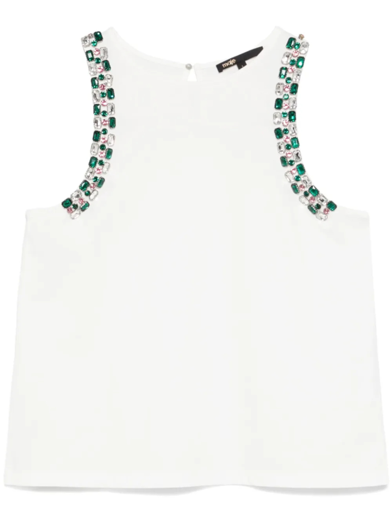 Майка Maje, украшенная кристаллами, белый
Майка Maje, украшенная кристаллами, белый