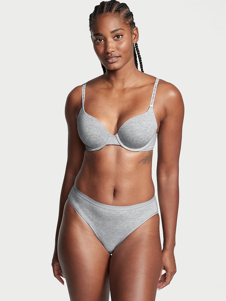 Трусики-Слипы из эластичного хлопка с высоким вырезом Victoria'S Secret, smooth medium heather grey
Трусики-Слипы из эластичного хлопка с высоким вырезом Victoria'S Secret, smooth medium heather grey