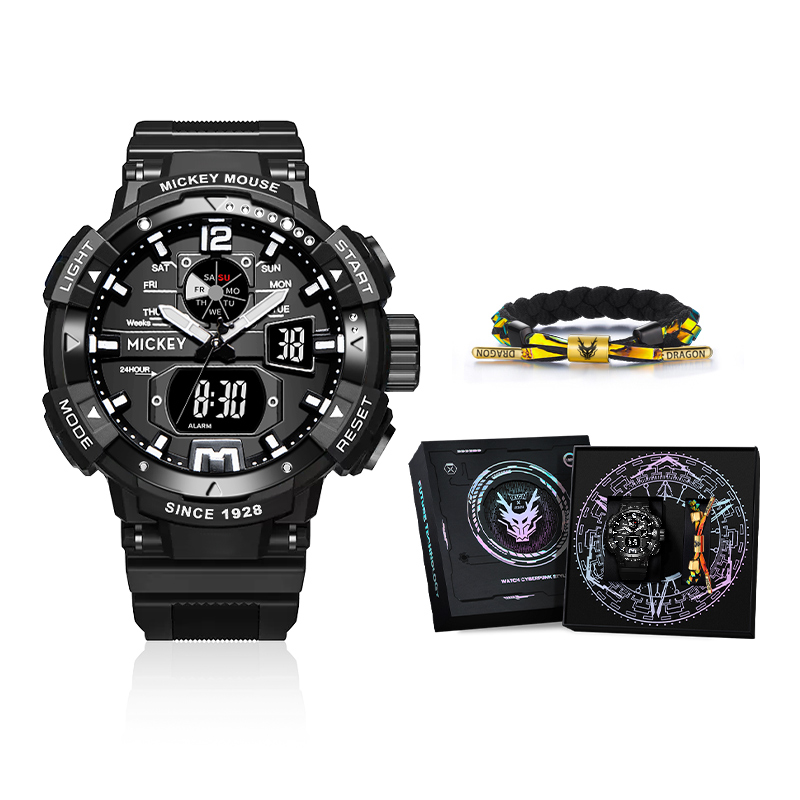 Disney Часы Mickey Electronic Movement Watch Men's Watch Black Dial, Black Dial Black Bezel MK-15123B
Disney Часы Mickey Electronic Movement Watch Men's Watch Black Dial, Black Dial Black Bezel MK-15123B