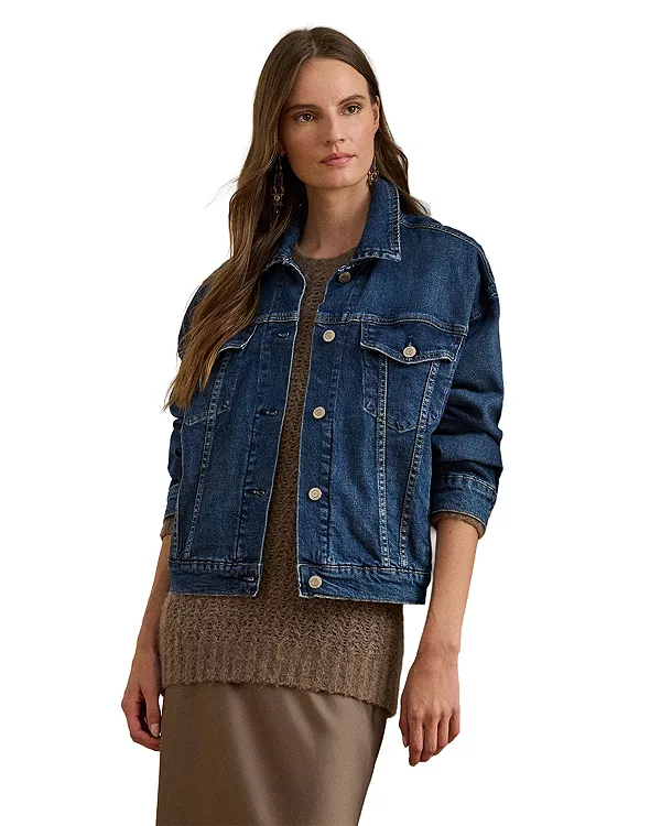 Джинсовая куртка дальнобойщика Ralph Lauren, синий
Джинсовая куртка дальнобойщика Ralph Lauren, синий