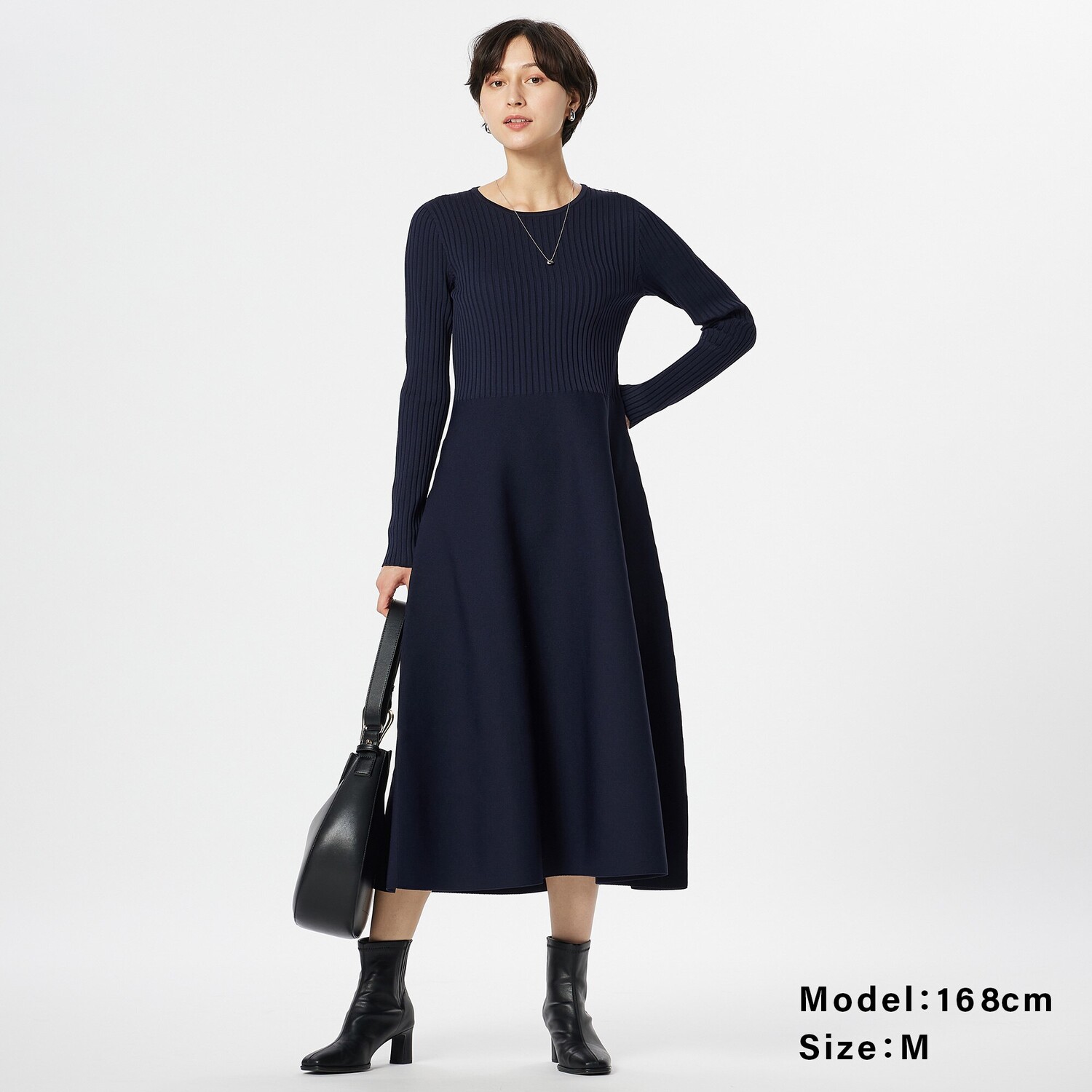 WHOLEGARMENT Трикотажное платье-клеш PLST, темно-синий
WHOLEGARMENT Трикотажное платье-клеш PLST, темно-синий