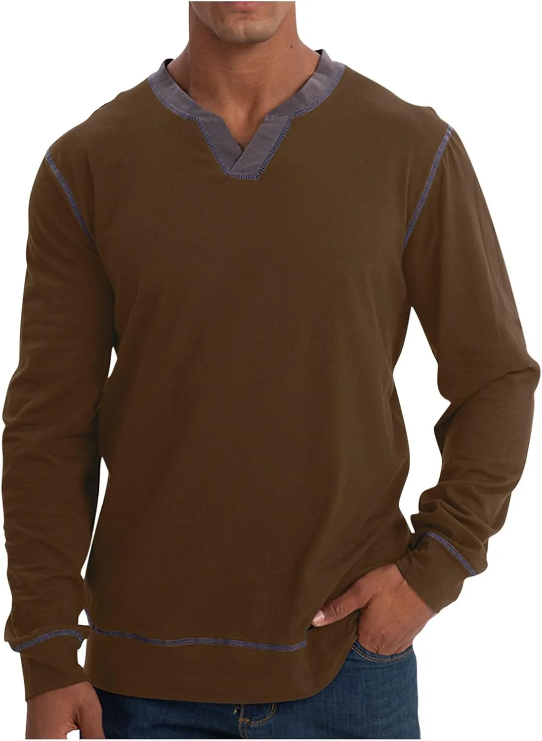 Футболка для мужчин Long Sleeve Vintage V Neck
Футболка для мужчин Long Sleeve Vintage V Neck