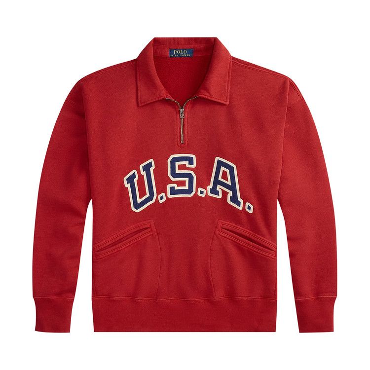 Толстовка Polo Ralph Lauren Long-Sleeve Vintage Fleece 1/2 Zip Sweatshirt, Red
Толстовка Polo Ralph Lauren Long-Sleeve Vintage Fleece 1/2 Zip Sweatshirt, Red
